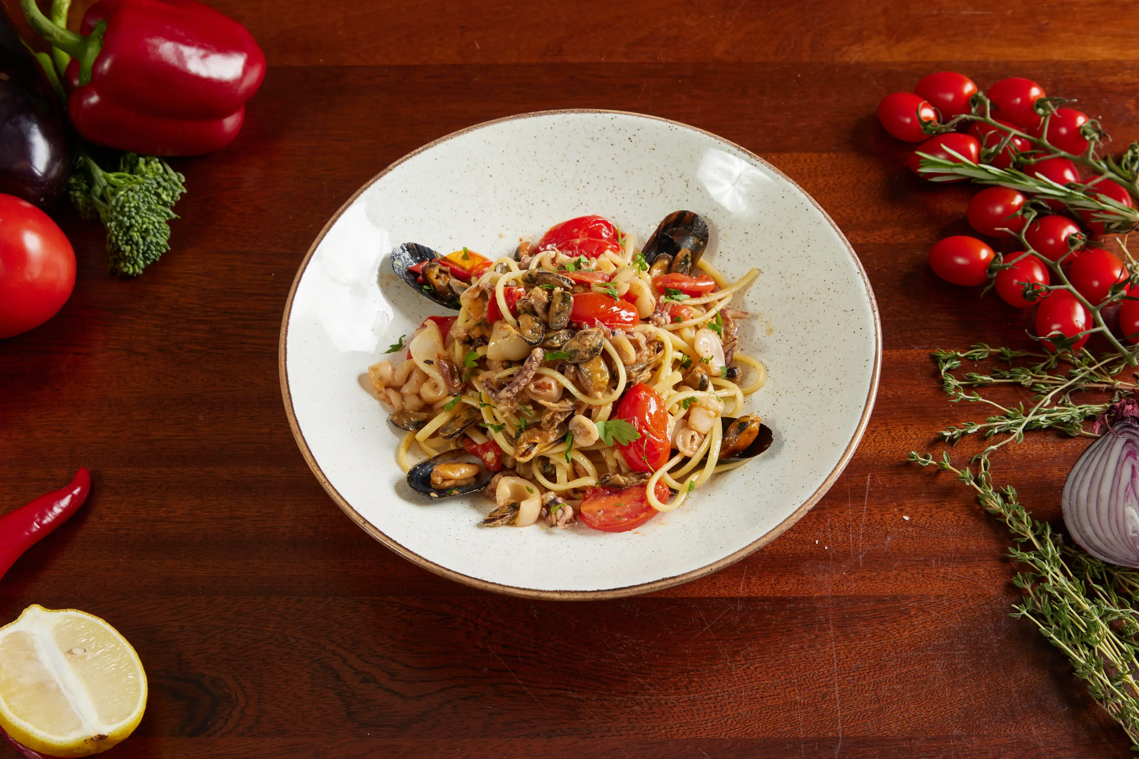 Seafood Linguine